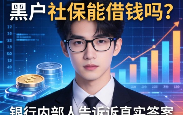 黑户社保能借钱吗？银行内部人告诉你真实答案