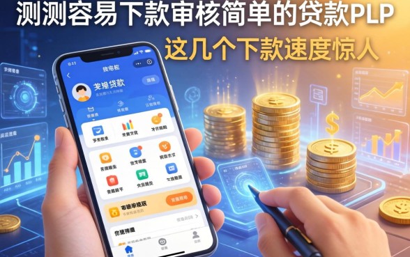 实测容易下款审核简单的贷款app，这几个下款速度惊人