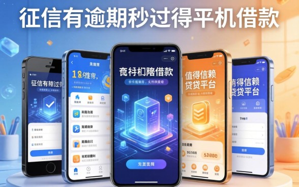 征信有逾期秒过得手机借款，陈列五个值得信赖的借贷平台