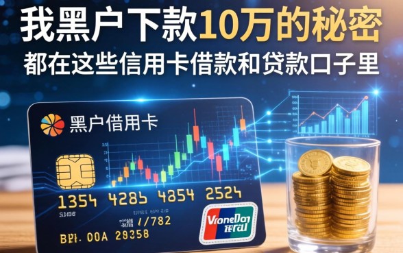我黑户下款10万的秘密，都在这些信用卡借款和贷款口子里