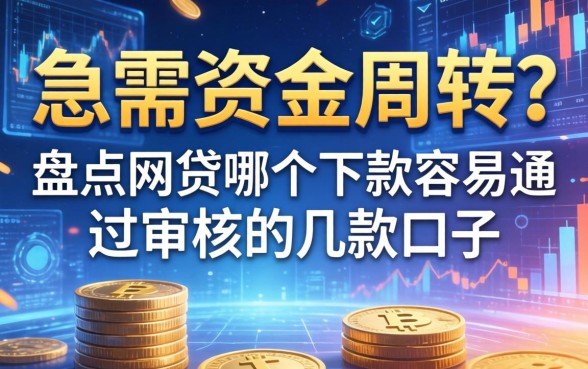 急需资金周转？盘点网贷哪个下款容易通过审核的几款口子