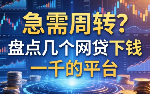 急需周转？盘点几个网贷下钱一千的平台