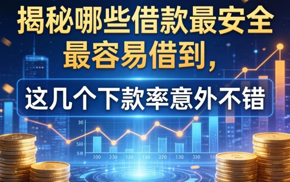 揭秘哪些借款最安全最容易借到，这几个下款率意外不错