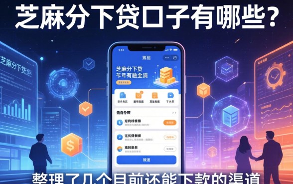 芝麻分下贷的口子有哪些？整理了几个目前还能下款的渠道