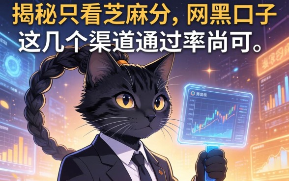 揭秘只看芝麻分的网黑口子，这几个渠道通过率尚可