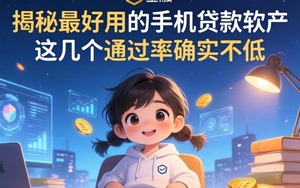 揭秘最好用的手机贷款软件，这几个通过率确实不低