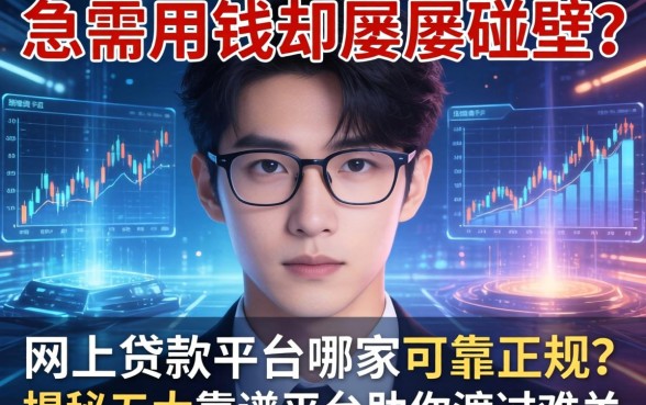 急需用钱却屡屡碰壁？网上贷款平台哪家可靠正规？揭秘五大靠谱平台助你渡过难关