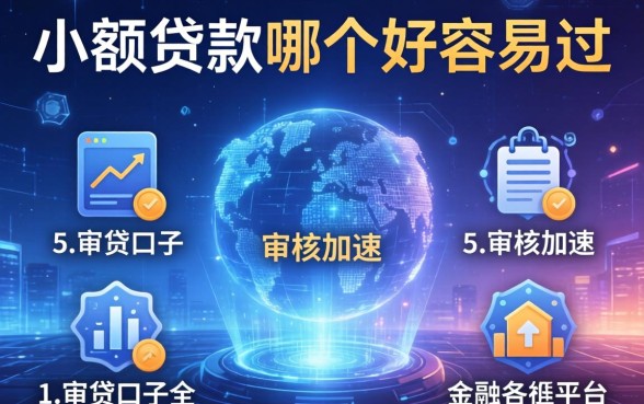 小额贷款哪个好容易过，细致阐述5个审贷口子审核加快的平台