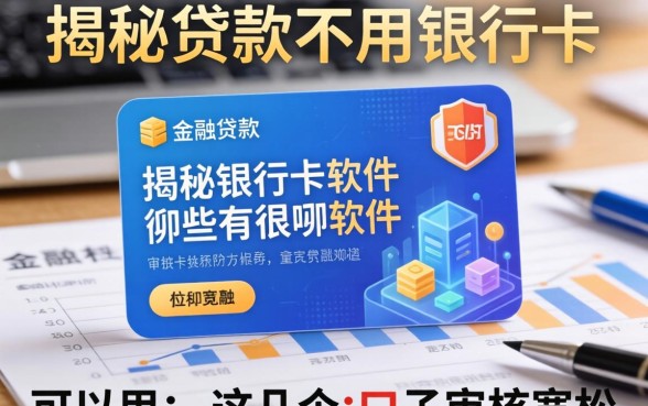 揭秘贷款不用银行卡的软件有哪些可以用，这几个口子审核宽松