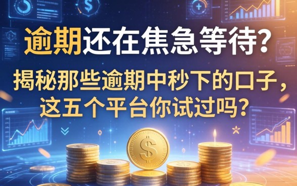 逾期还在焦急等待？揭秘那些逾期中秒下的口子，这五个平台你试过吗？