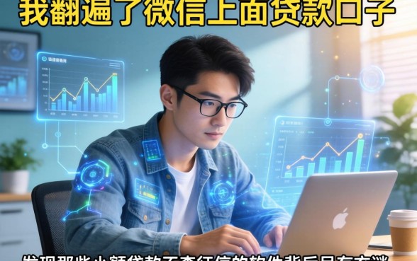 我翻遍了微信上面的贷款口子，发现那些小额贷款不查征信的软件背后另有玄机