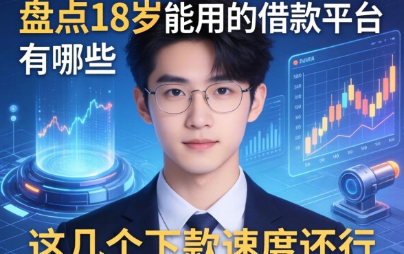 盘点18岁能用的借款平台有哪些，这几个下款速度还行