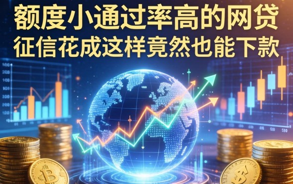 额度小通过率高的网贷，征信花成这样竟然也能下款