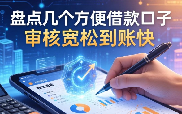 盘点几个方便的借款口子，审核宽松到账快