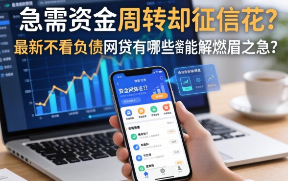 急需资金周转却征信花？最新不看负债的网贷有哪些软件能解燃眉之急？