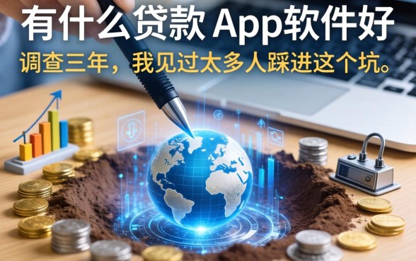 有什么贷款的app软件好？调查三年，我见过太多人踩进这个坑