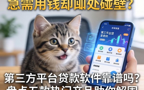 急需用钱却四处碰壁？第三方平台贷款软件靠谱吗？盘点五款热门产品助你解围