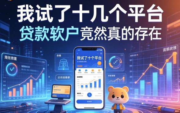 我试了十几个平台，发现正规不看征信的小额贷款软件竟然真的存在