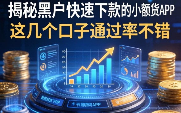 揭秘黑户快速下款的小额网贷app，这几个口子通过率不错