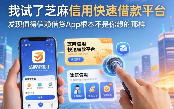 我试了芝麻信用快速借款平台，发现值得信赖的借贷app根本不是你想的那样