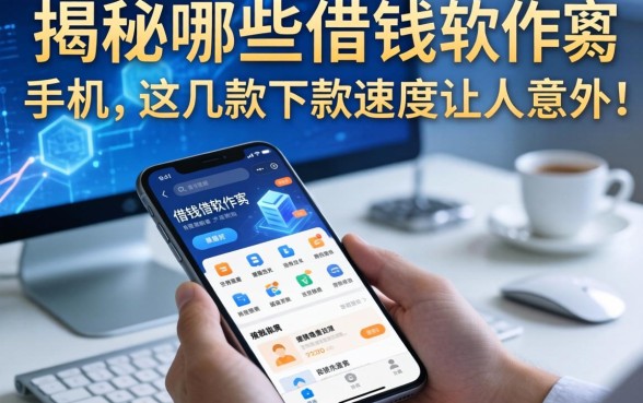 揭秘哪些借钱的软件要手机，这几款下款速度让人意外