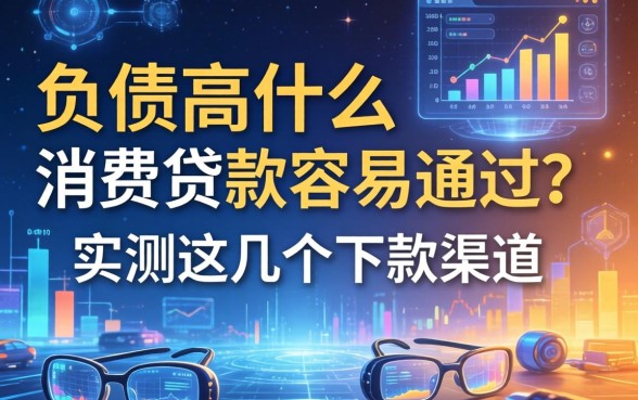 负债高什么消费贷款容易通过？实测这几个下款渠道