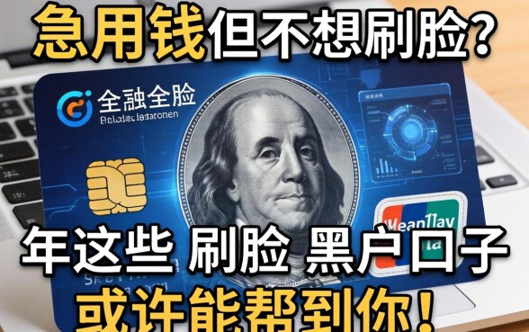 急用钱但不想刷脸？2026年这些不刷脸的黑户口子或许能帮到你！