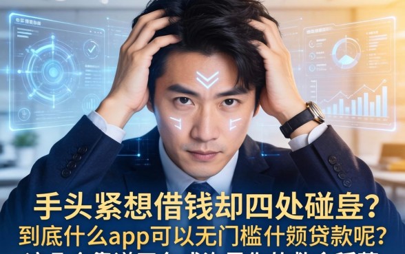 手头紧想借钱却四处碰壁？到底什么app可以无门槛小额贷款呢？这几个靠谱平台或许是你的救命稻草