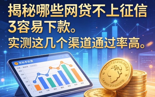 揭秘哪些网贷不上征信容易下款,实测这几个渠道通过率高
