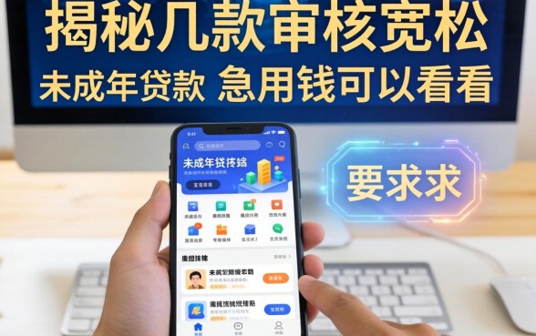 揭秘几款审核宽松的未成年贷款软件，急用钱可以看看