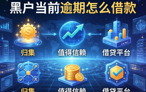 黑户当前逾期怎么借款，归集五个值得信赖的借贷平台