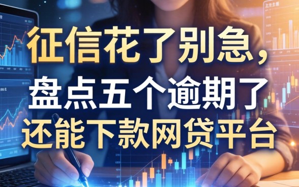 征信花了别急，盘点五个逾期了还能下款的网贷平台