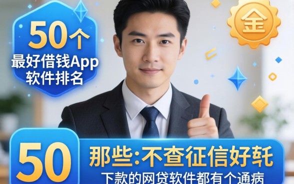 我翻了50个最好借钱的app软件排名，发现那些不查征信好下款的网贷软件都有个通病