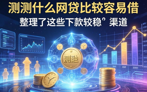 实测什么网贷比较容易借，整理了这些下款较稳的渠道