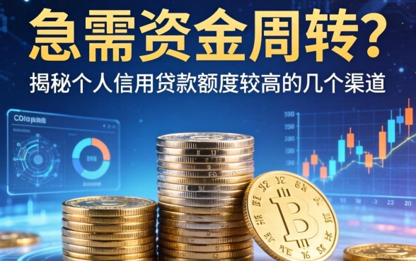 急需资金周转？揭秘个人信用贷款额度较高的几个渠道