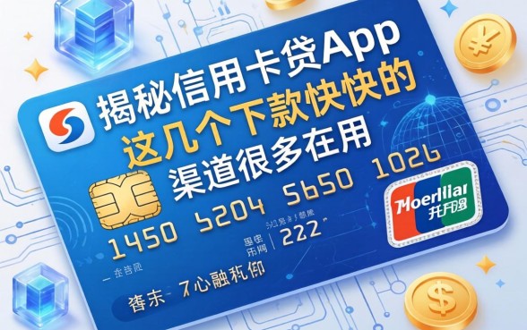 揭秘信用卡贷app：这几个下款快的渠道很多人都在用