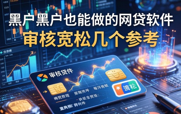 黑户黑户也能做的网贷软件：审核宽松的几个参考