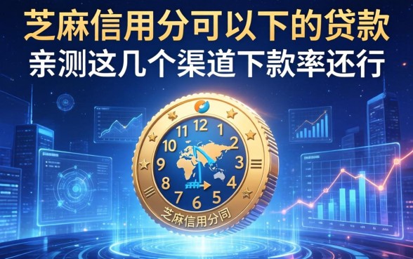 芝麻信用分可以下的贷款，亲测这几个渠道下款率还行