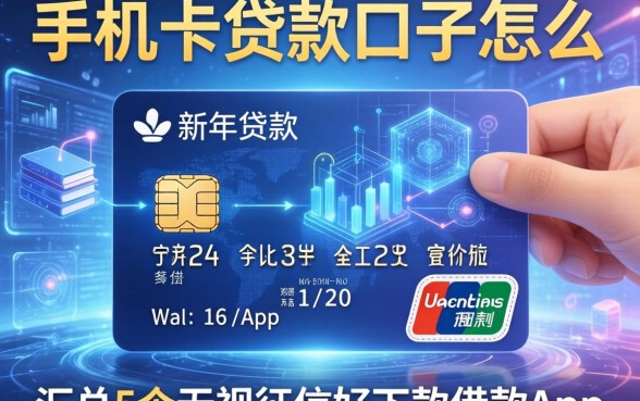 新手机卡贷款口子怎么弄，汇总5个无视征信好下款的借款app