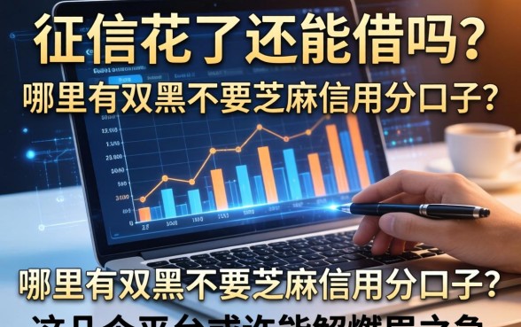 征信花了还能借吗？哪里有双黑不要芝麻信用分口子？这几个平台或许能解燃眉之急