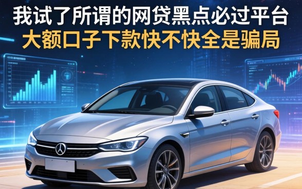 我试了所谓的网贷黑户必过平台，发现大额口子下款快不快全是骗局