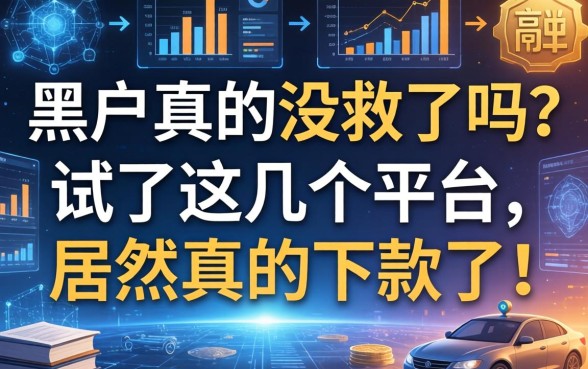 黑户真的没救了吗？试了这几个平台，居然真的下款了！
