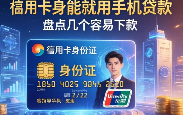 有银行卡身份证就能用手机贷款，盘点几个容易下款的