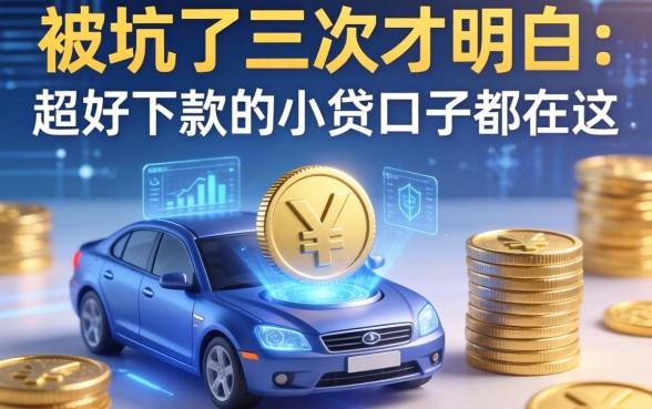 被坑了三次才明白：超好下款的小贷口子都在这