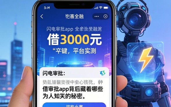我借3000元的平台实测，闪电审批app背后藏着哪些不为人知的秘密