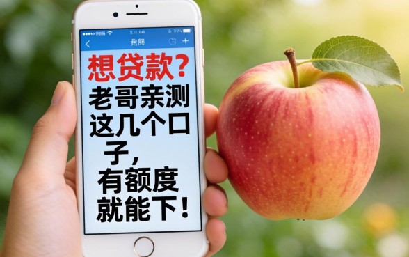 手里拿着苹果6想贷款？老哥亲测这几个口子，有额度就能下！