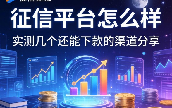 征信平台怎么样？实测几个还能下款的渠道分享