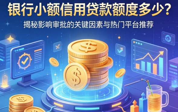 银行小额信用贷款额度多少？揭秘影响审批的关键因素与热门平台推荐