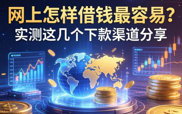 网上怎样借钱最容易？实测这几个下款渠道分享
