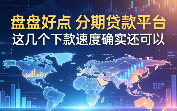 盘点好点的分期贷款平台，这几个下款速度确实还可以